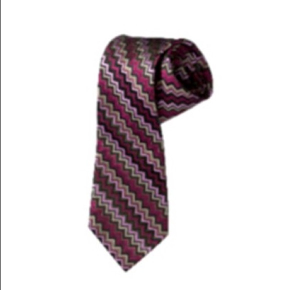 Missoni for Target Necktie Pink 100% Silk Chevron